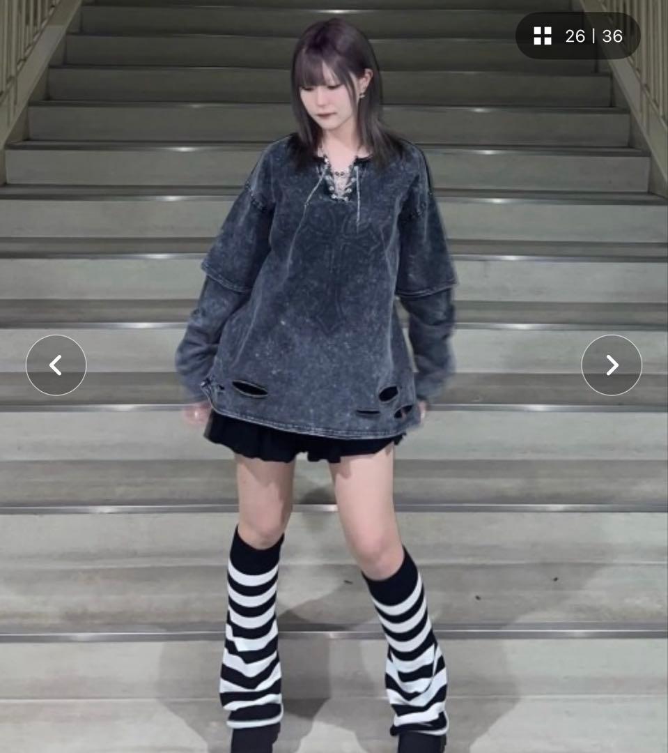 レフレム REFLEM グランジレイヤード ロンＴ ロングスリーブカットソー