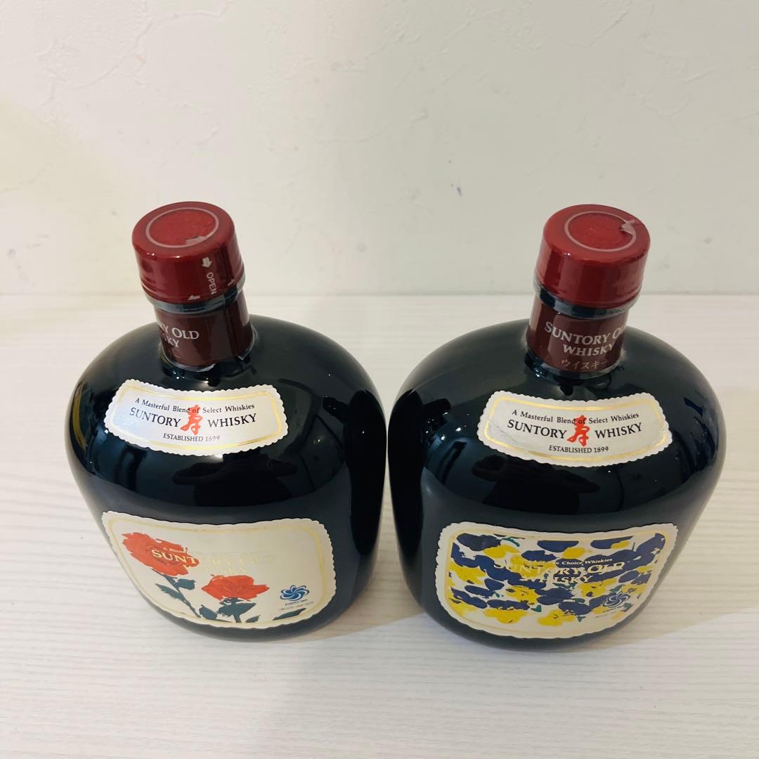 サントリーオールド　花の万博'90 2本　ウイスキー　限定品　山崎　白州　古酒