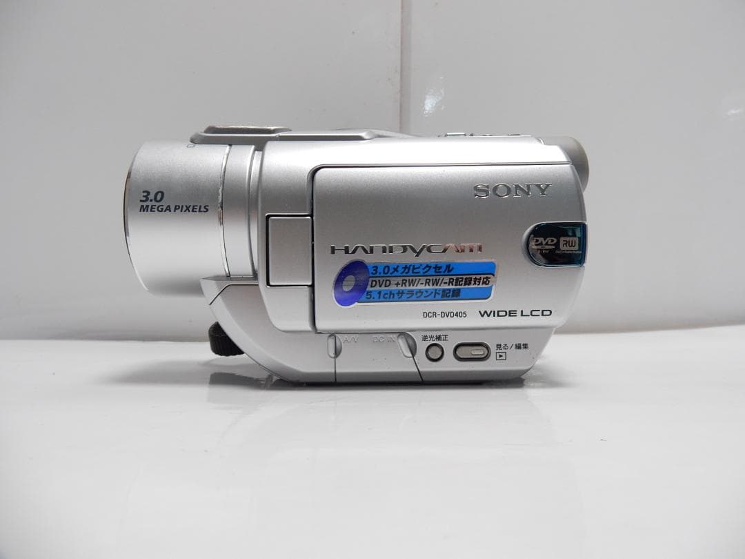 動作品　ソニービデオカメラ　SONY DCR-DVD405 　DVDビデオカメラ