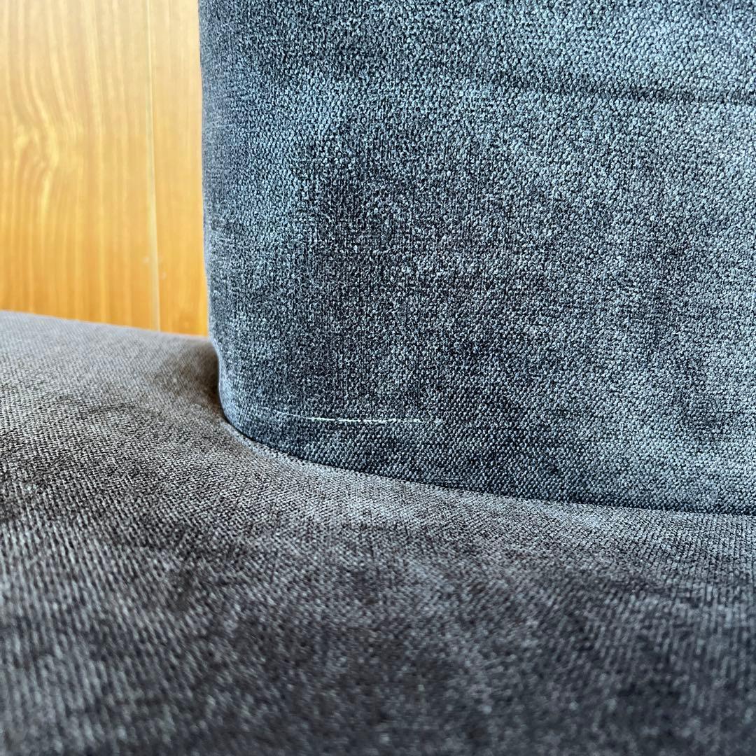 francfranc メーネ カウチ L ブラック フランフラン　ソファ