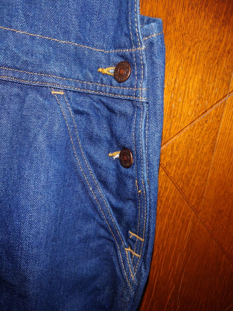 LVC リーバイス デニム オーバーオール 70s ワンウォッシュ 美品