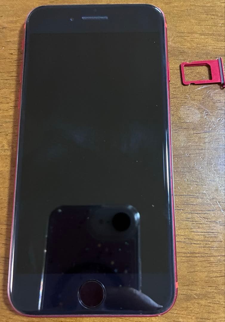 【美品】iPhone SE 第3世代 レッド　64GB