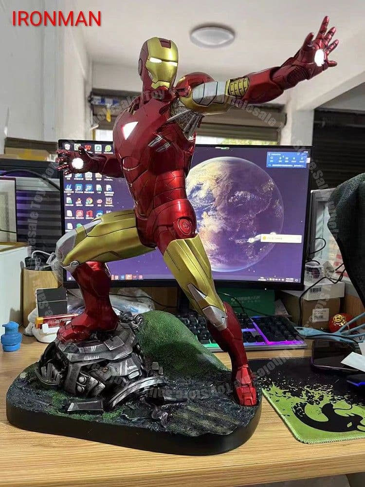 ★未使用 レア品 アイアンマン Mk6 大型 フィギュア 50cm マーク6