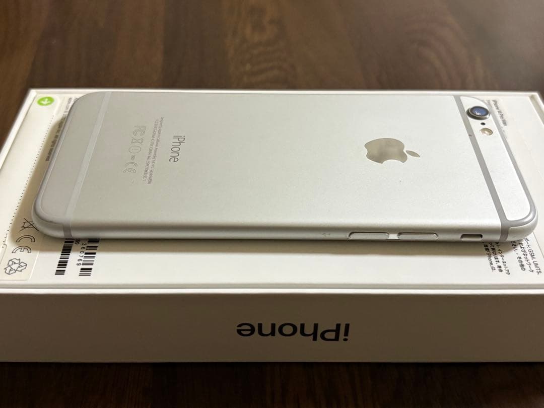 【美品です】バッテリー残99% iPhone6 シルバー 16GB