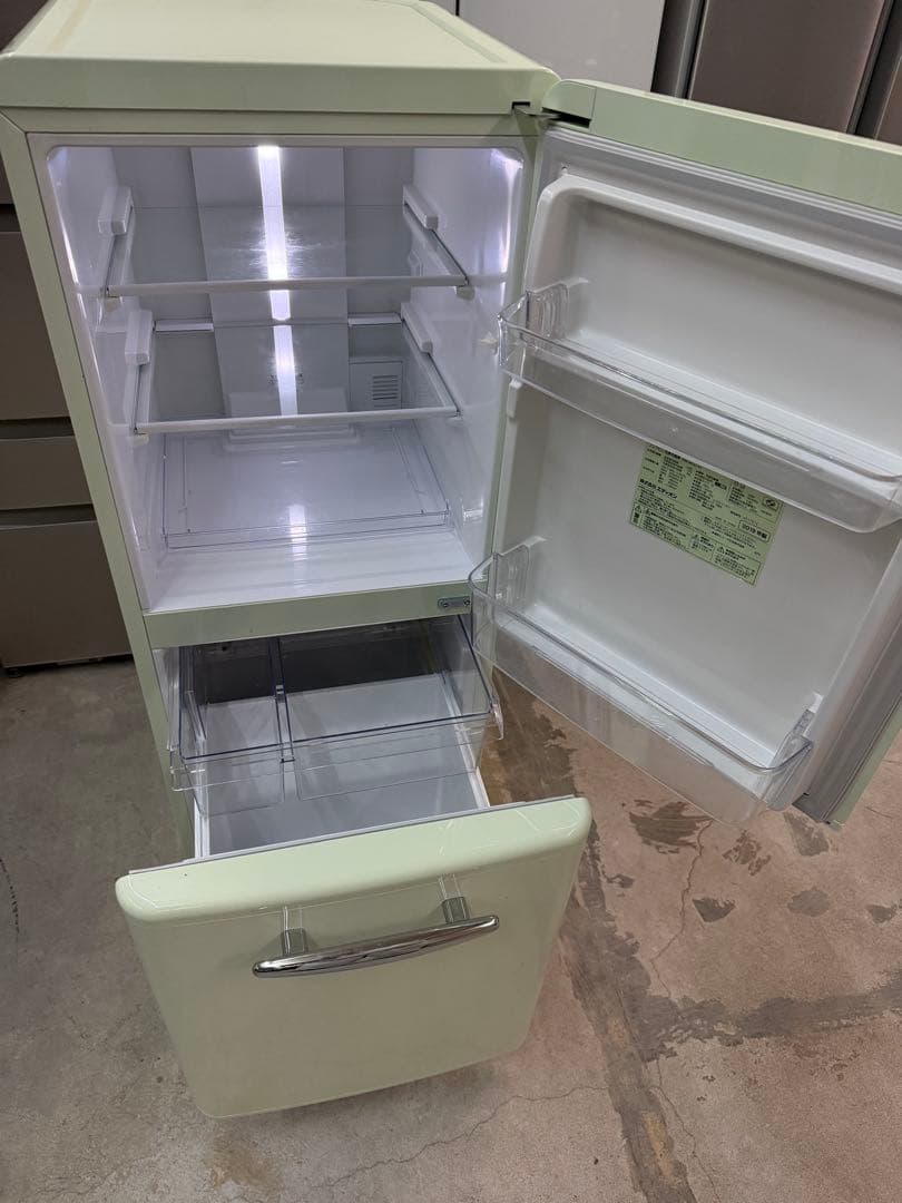 2019年式 149L eangle レトロ風 冷蔵庫 ANGRE151-A1