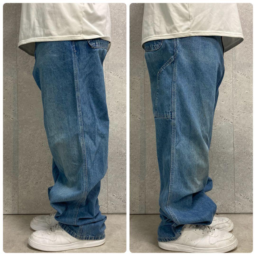 カーハート　90s USA製 ペインターパンツブルーデニムジーンズW38 L34