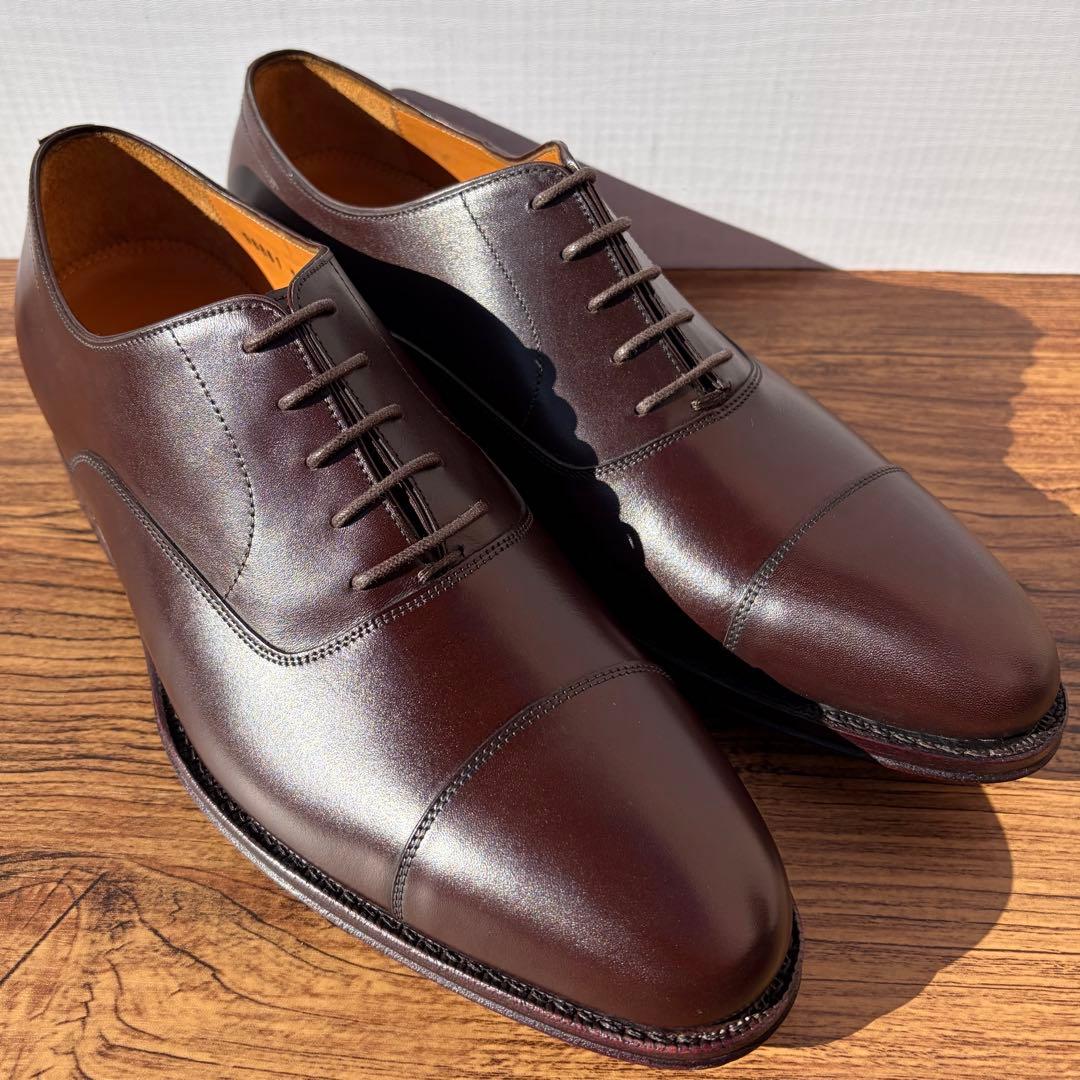 【未使用】ジャランスリウァヤ ストレートチップ 27cm 濃茶 内羽根 革靴