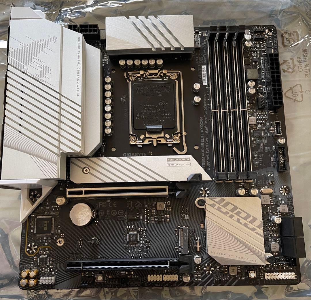 CPU Intel i5-12600KF + B760M AORUS Elite AX