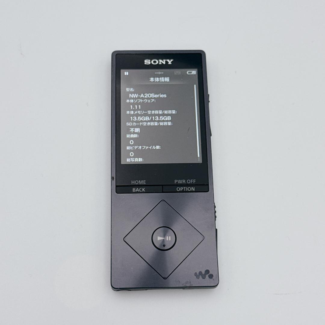 【概ね美品】SONY WALKMAN ウォークマン NW-A25 ブラック