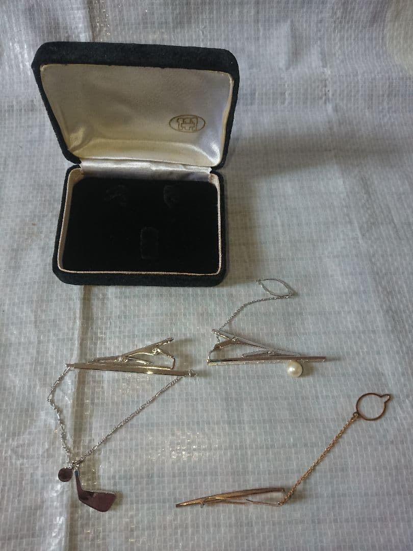 k*5様 中国新聞社 ゴルフ景品 ネクタイピン レトロ