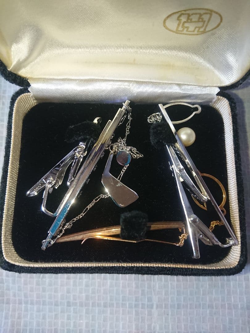 k*5様 中国新聞社 ゴルフ景品 ネクタイピン レトロ