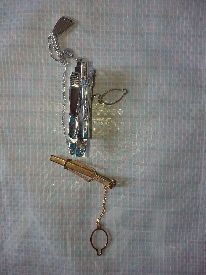 k*5様 中国新聞社 ゴルフ景品 ネクタイピン レトロ