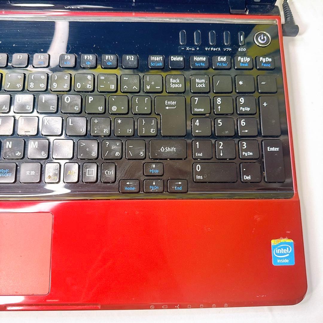 格安レッドパソコン❤️Windows11高速SSD❤️マウス付き❤️届いたらすぐ使える