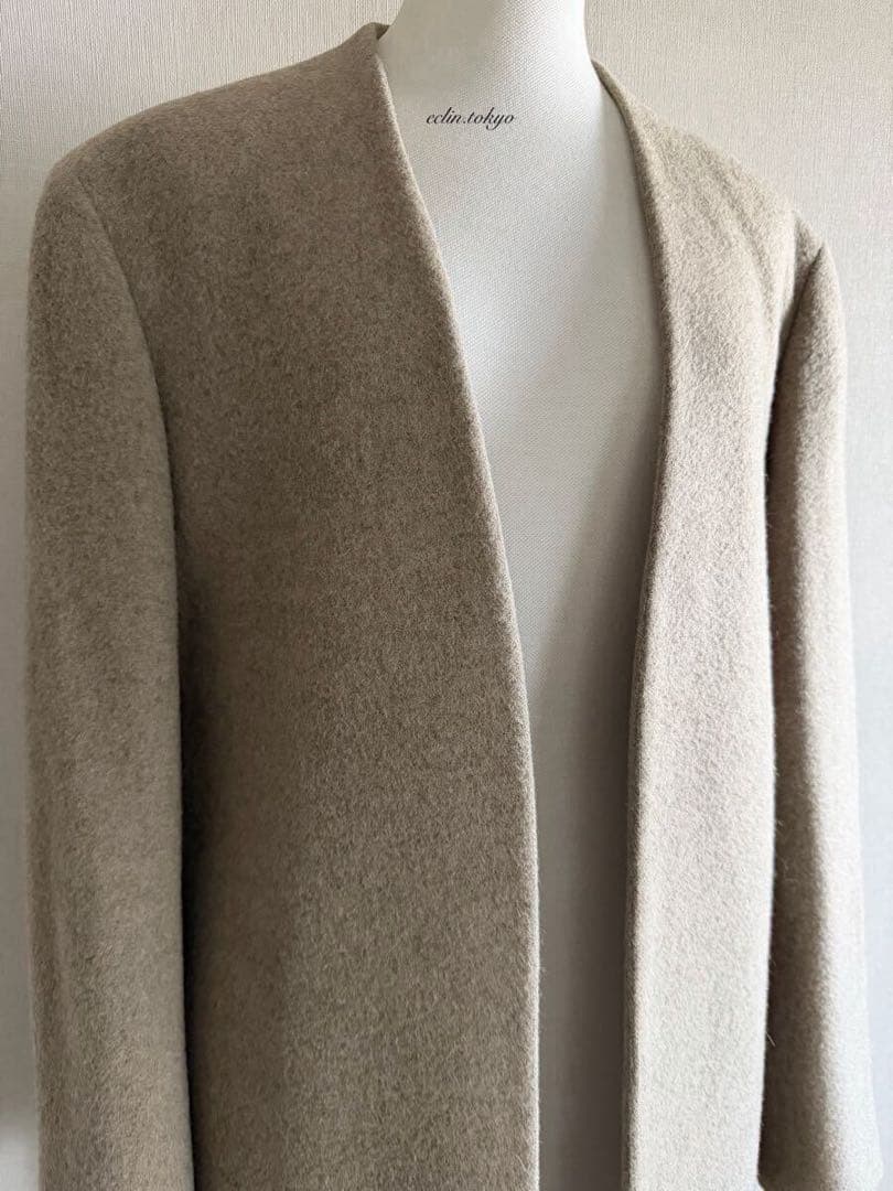 HERMES マルジェラ期《アルパカ100%》ヴァルーズ ジャケット E4788