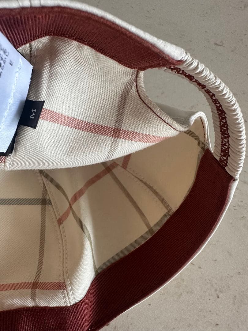 専用ホワイトキャップ 刺繍ロゴ付き