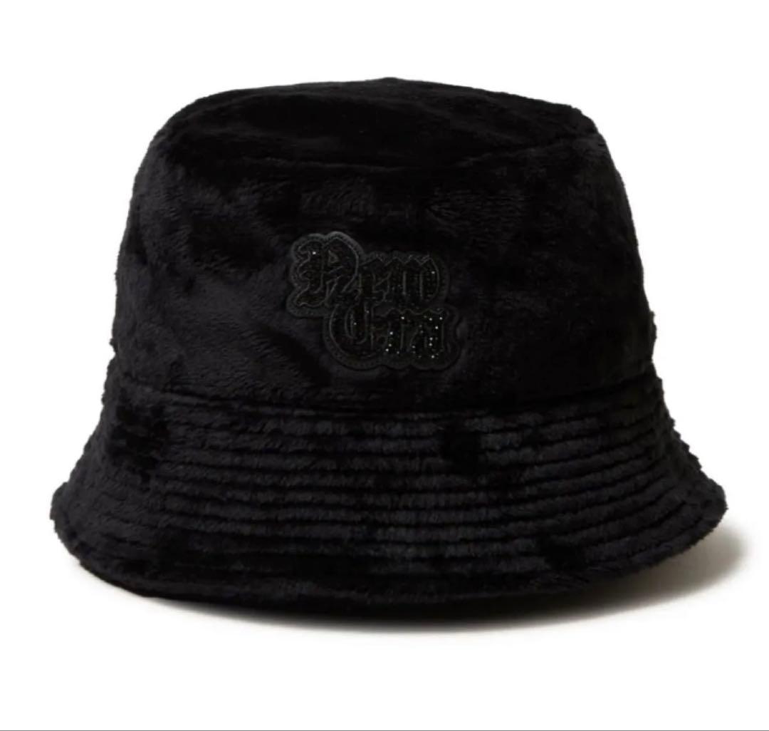 New Era バケット01 Micro Fur Rhinestone