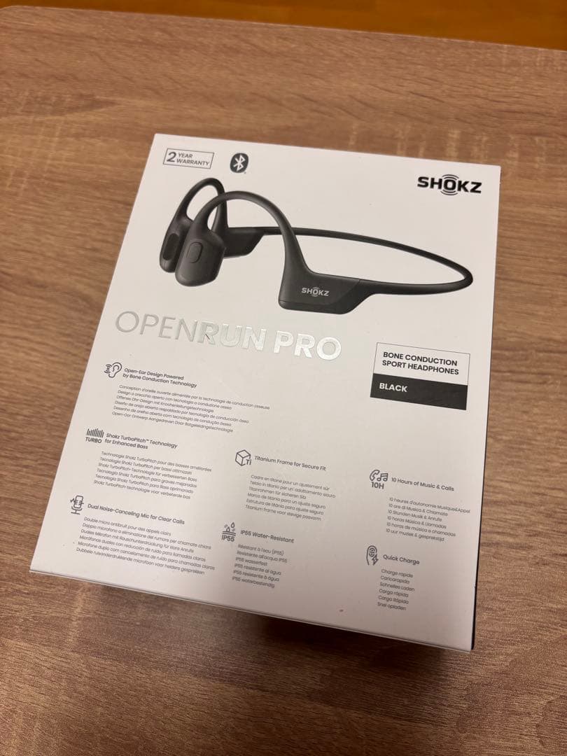 み*や様 【中古】SHOKZ OPENRUN PRO 骨伝導イヤホン ブラック