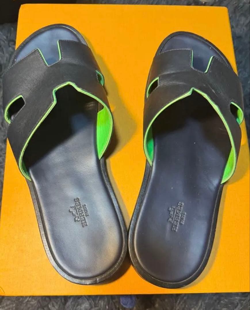 【rrhahy】エルメス HERMES イズミール サンダル メンズ