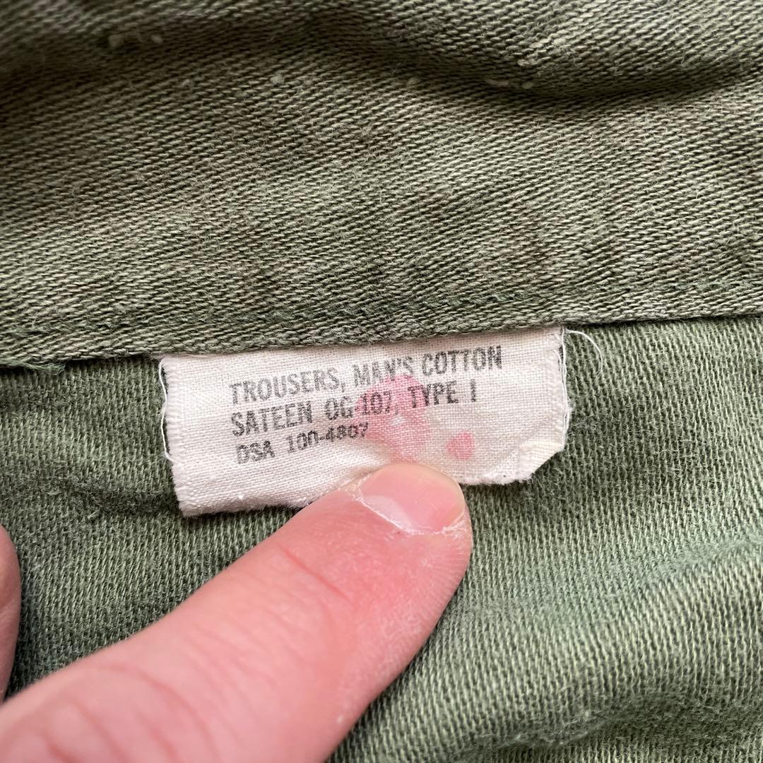 OG-107 ベイカーパンツ ボタンフライ US ARMY ヴィンテージ
