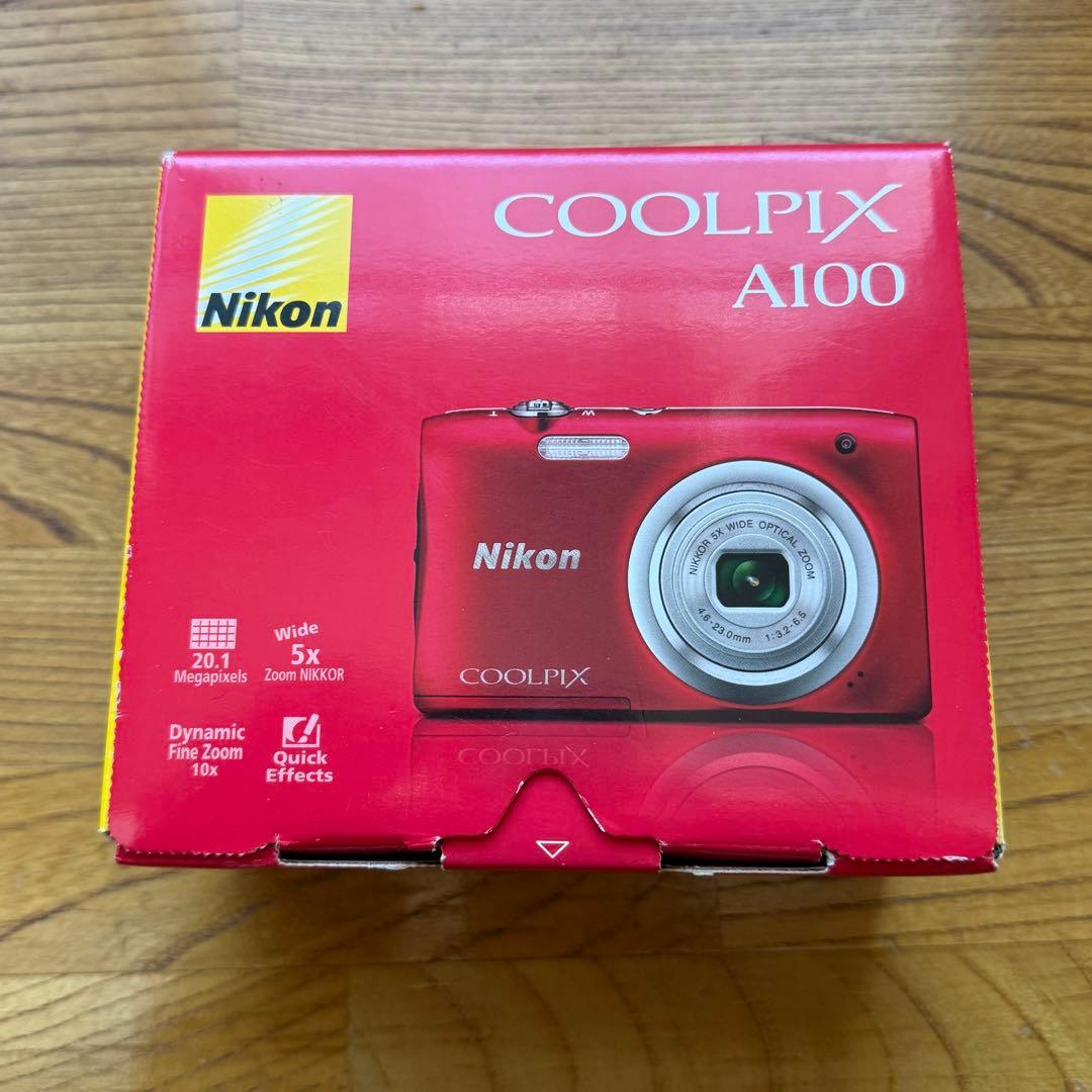 Nikon COOLPIX A100 レッド デジタルカメラ 光学5倍