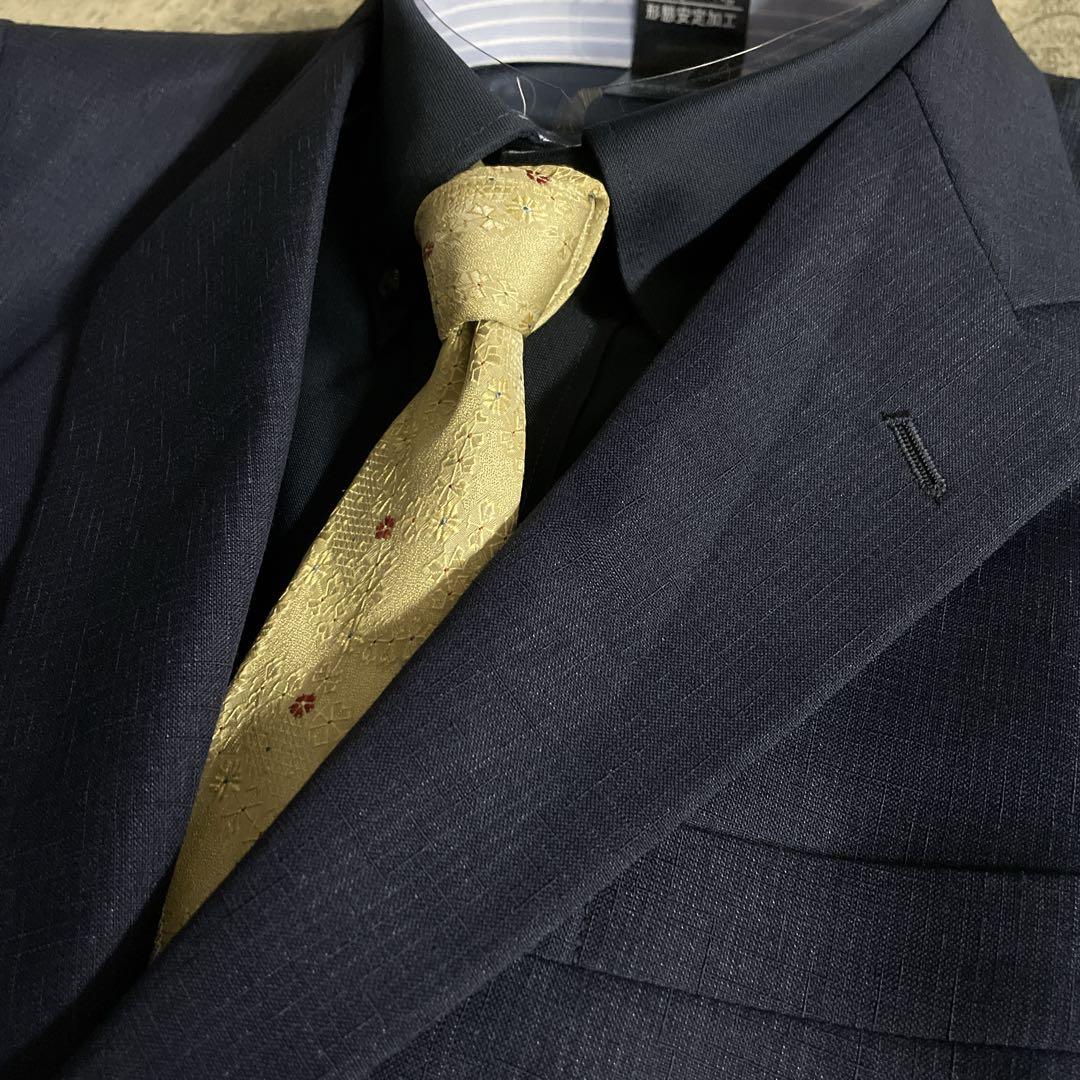 未使用 オッドベスト OLD GUCCI オールドグッチ ネクタイ 濃紺 スーツ