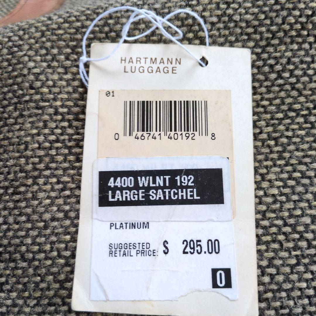 hartmann ハートマン ボストンバッグ ツイード×レザー