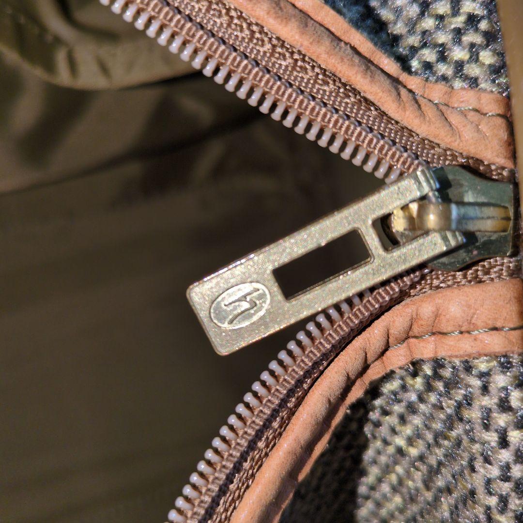 hartmann ハートマン ボストンバッグ ツイード×レザー