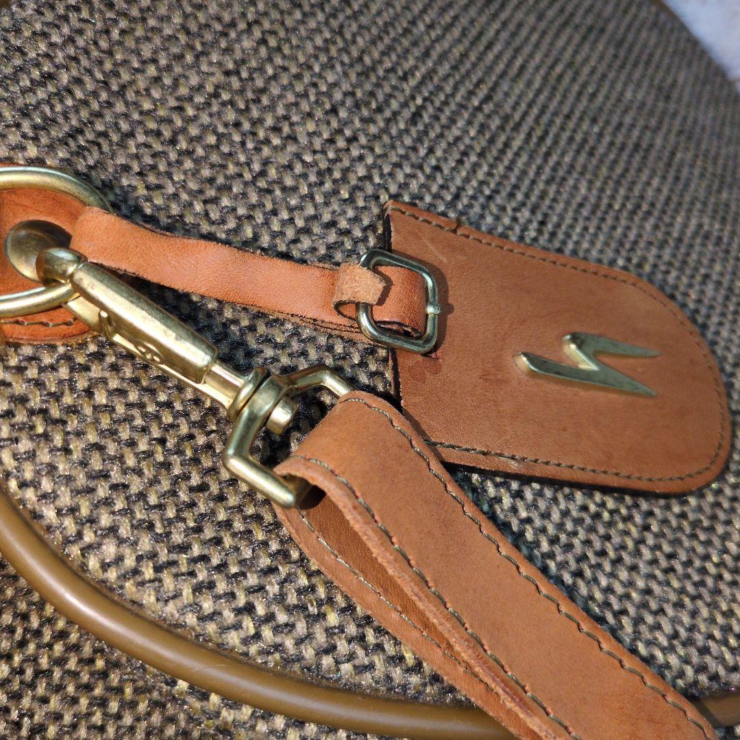 hartmann ハートマン ボストンバッグ ツイード×レザー