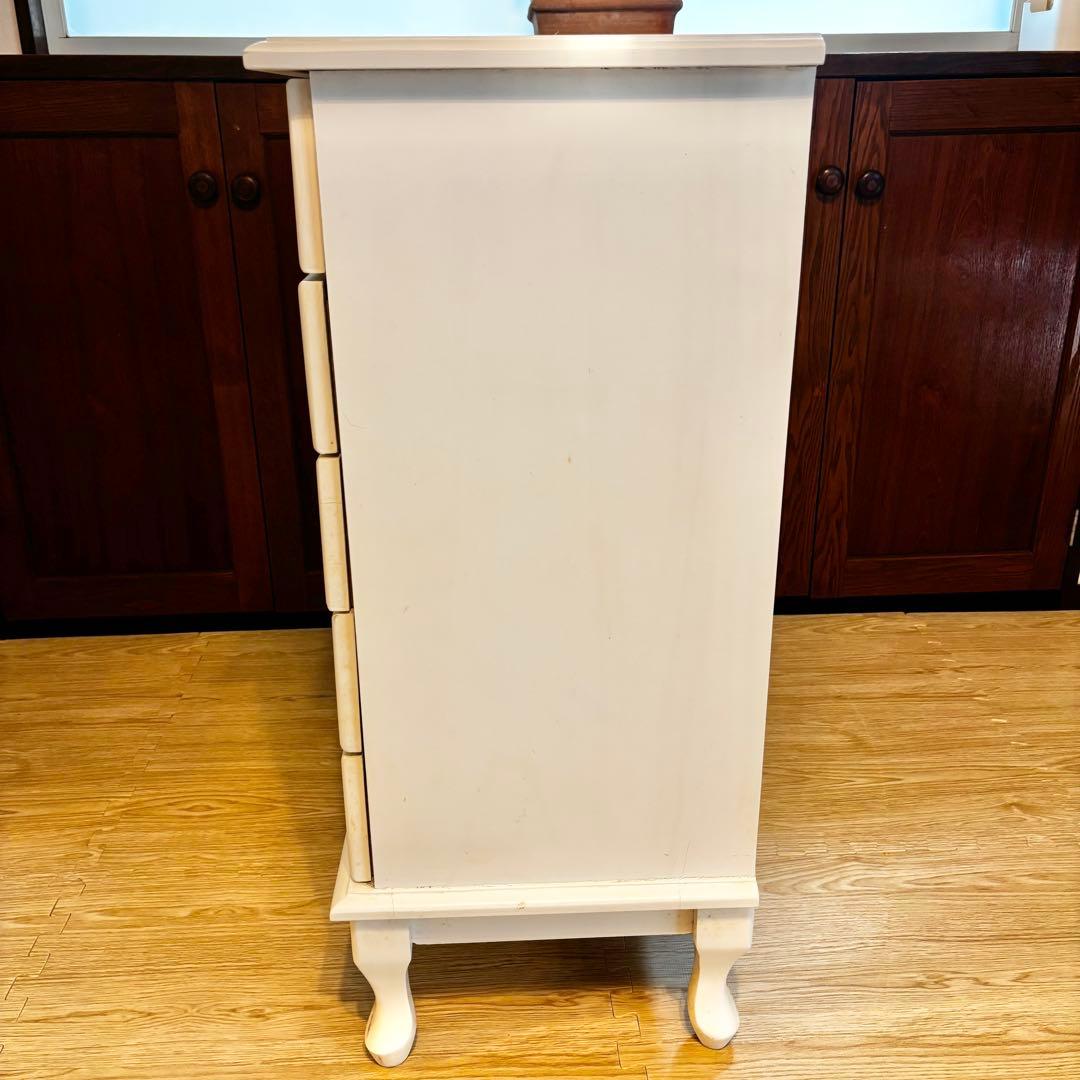 ロマンティックプリンセス 4段チェスト 姫家具 アンティーク ロココ ホワイト