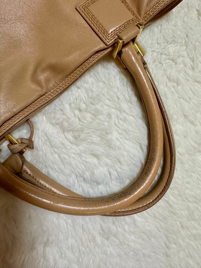 LOEWE ロエベ 希少 フスタ アナグラム　南京錠 鍵付 ハンドバッグ