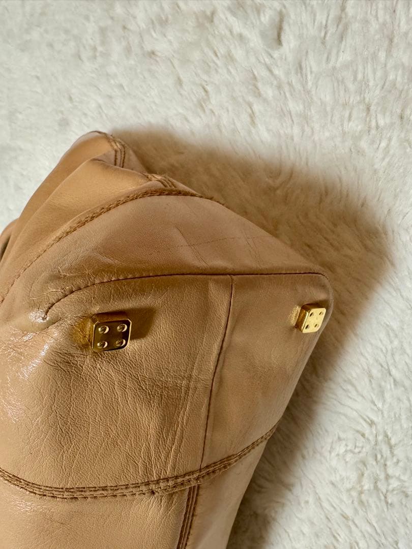 LOEWE ロエベ 希少 フスタ アナグラム　南京錠 鍵付 ハンドバッグ