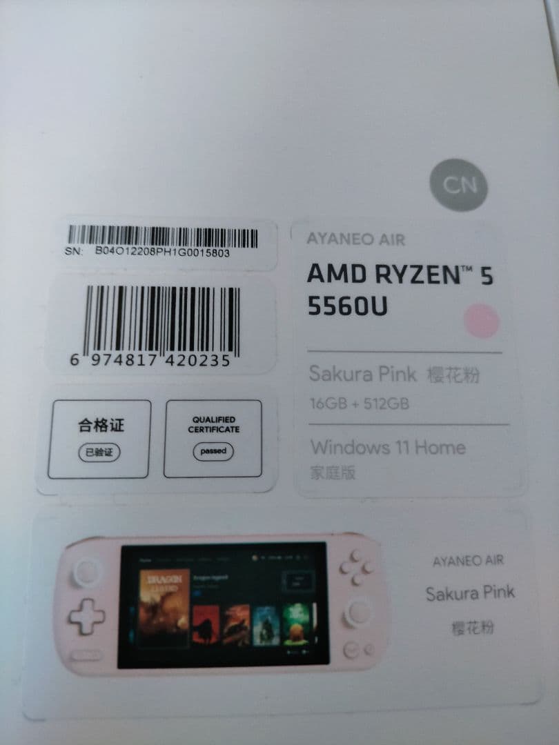 AYANEO AIR 16GB 512GB 訳あり おまけ多数