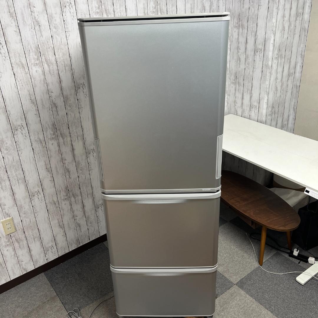 【美品】SHARP 冷蔵庫 SJ-W352F-S 350L 2020年製 家電