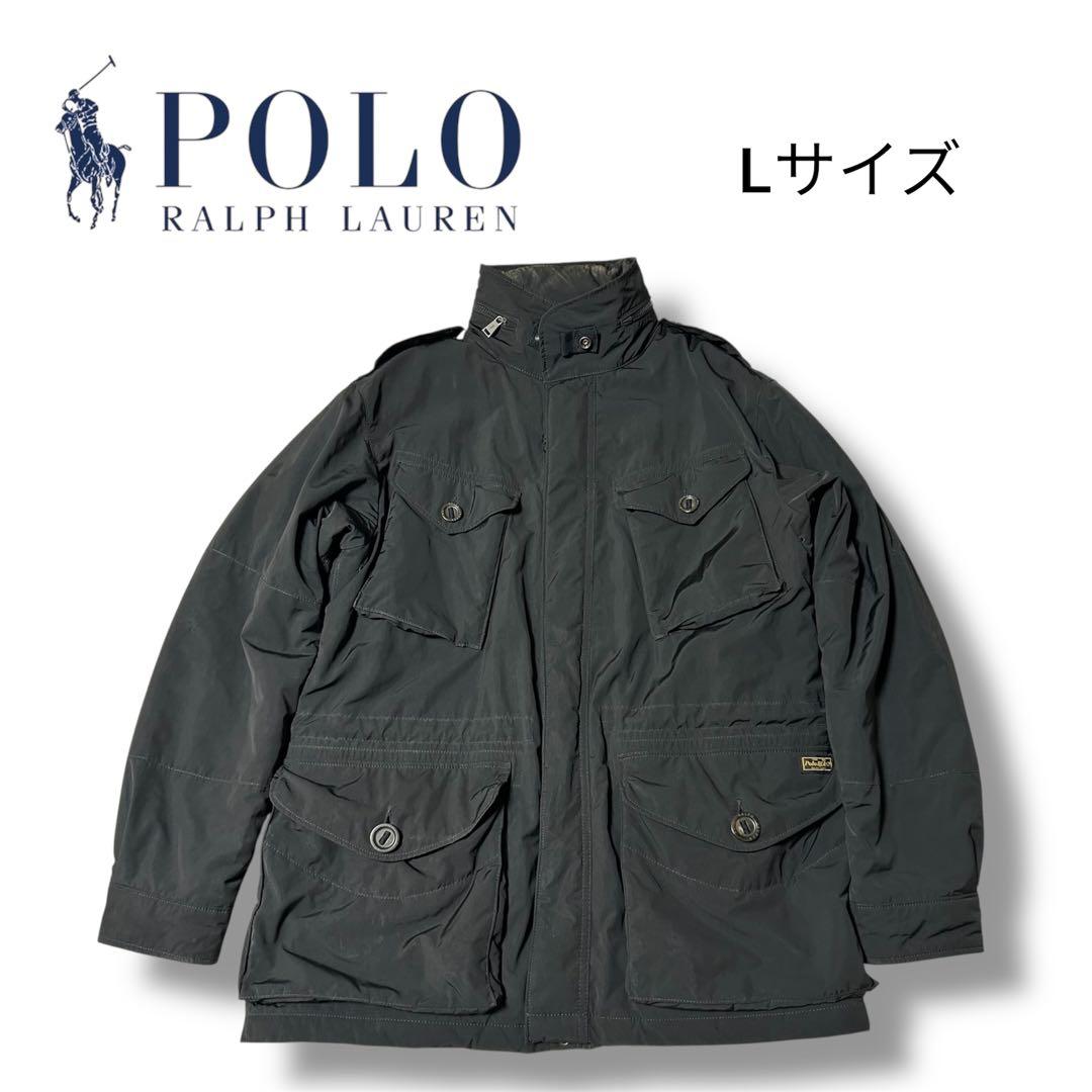 ポロラルフローレン M-65 ミリタリージャケット フィールドジャケット 黒 L