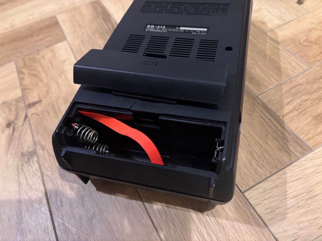 昭和レトロ National RQ-313 カセットプレイヤー 実動箱説明書付き