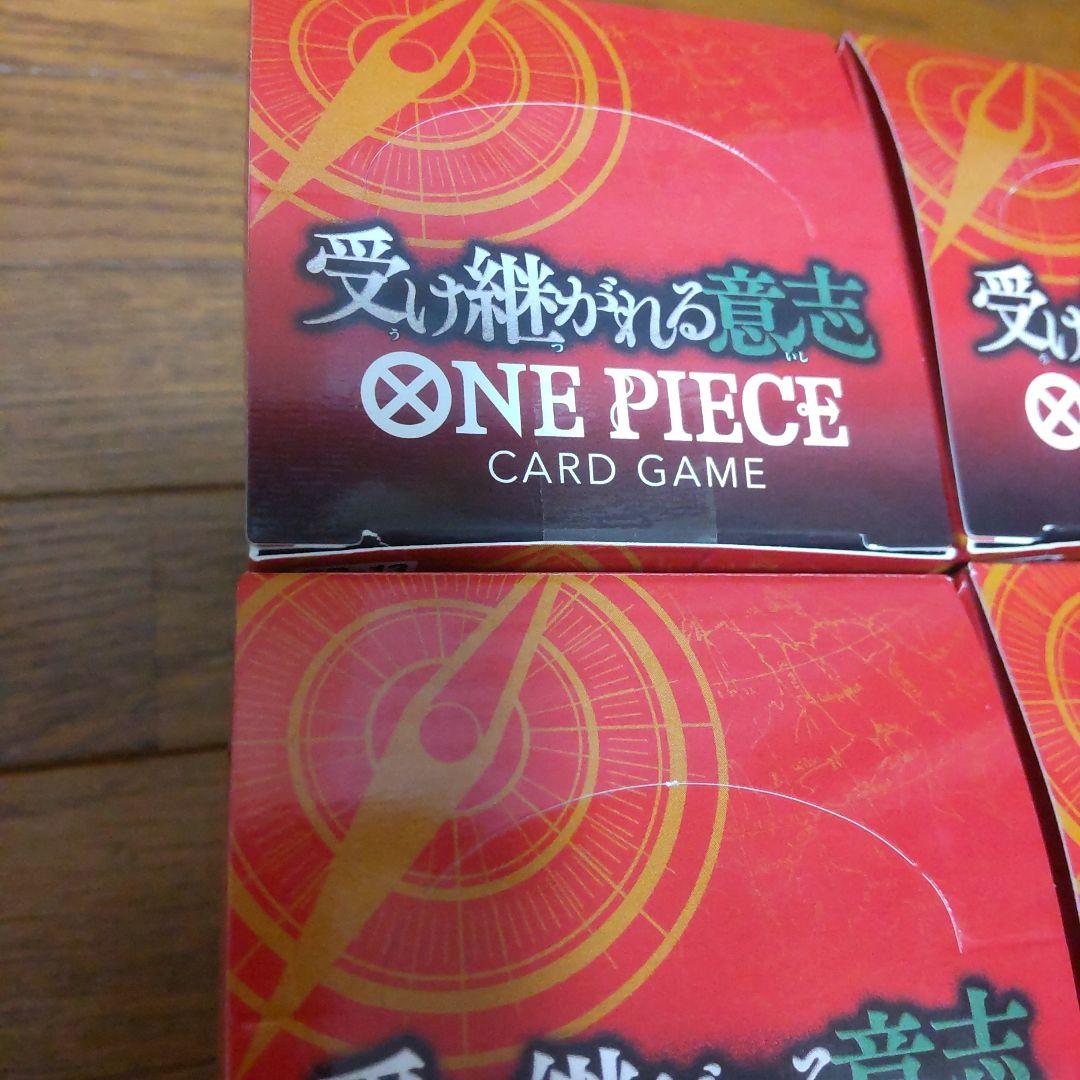 ☆ワンピースカード☆受け継がれる意志☆４BOX☆テープ付き☆