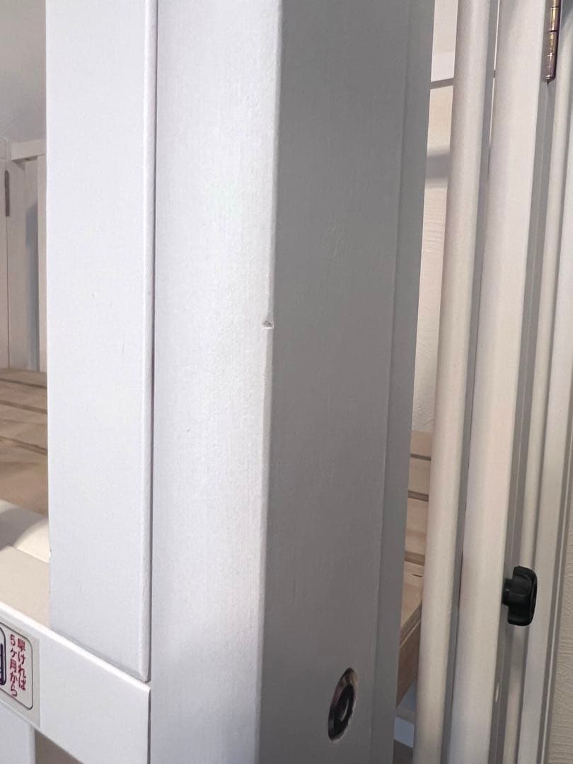 週末だけ値下げ⭐︎ 大和屋 ベビーベッド リリト　ホワイト　専用マットレス付き