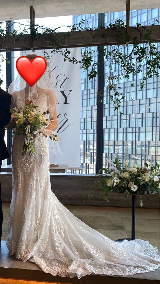 【再値下げ！！】インポート海外ウェディングドレス　size6