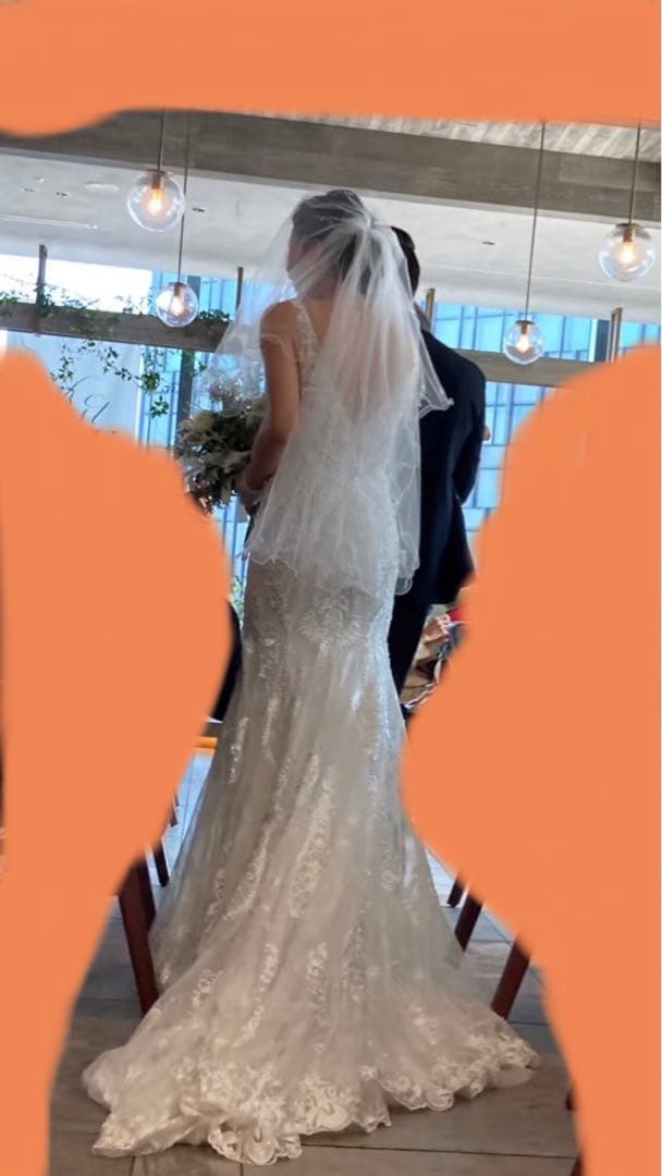 【再値下げ！！】インポート海外ウェディングドレス　size6