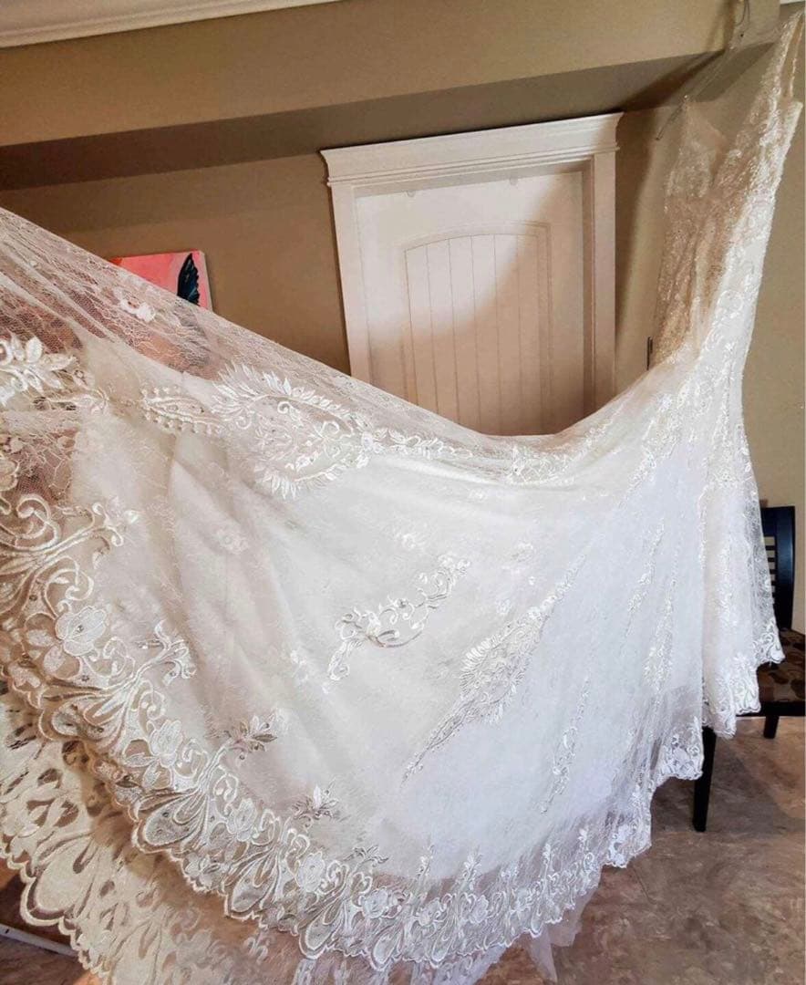 【再値下げ！！】インポート海外ウェディングドレス　size6