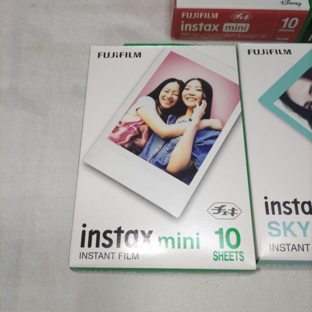 新品　チェキ　instax mini 10シート　ミッキー＆フレンズ　レインボー