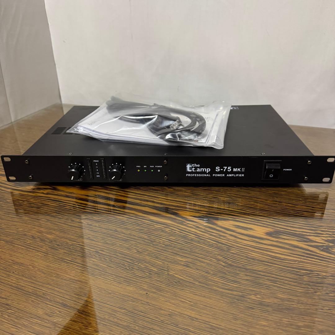 【美品】THOMANN パワーアンプ S-75 MK2