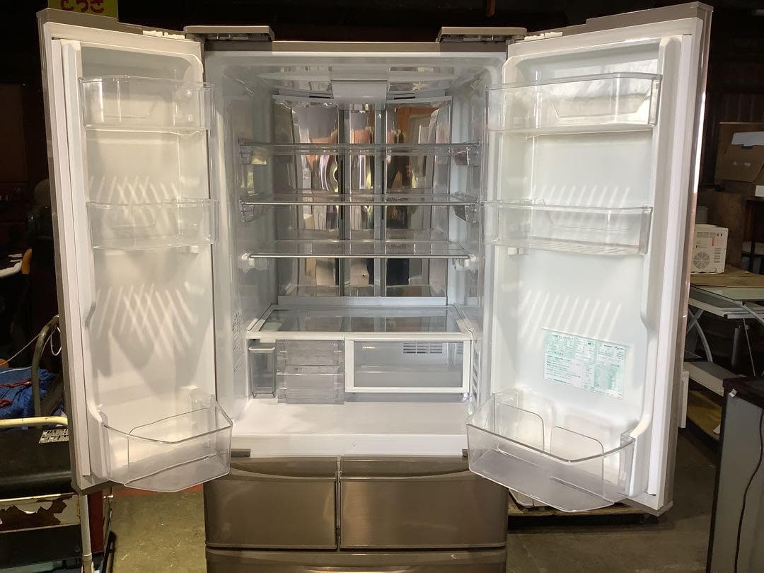 【大容量】シャープ 6ドア冷蔵庫 SJ-XF47Y-T 465L 2014年製