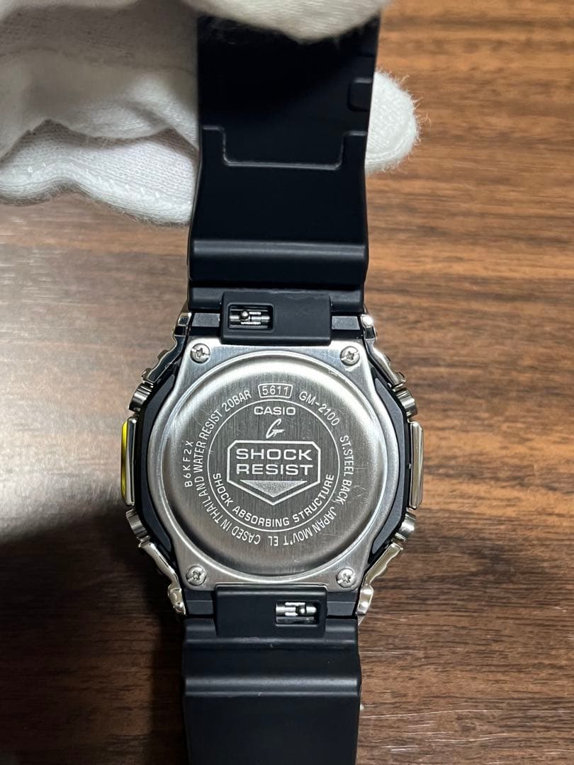 G-SHOCK GM-2100 シルバー 2月3日電池交換済み