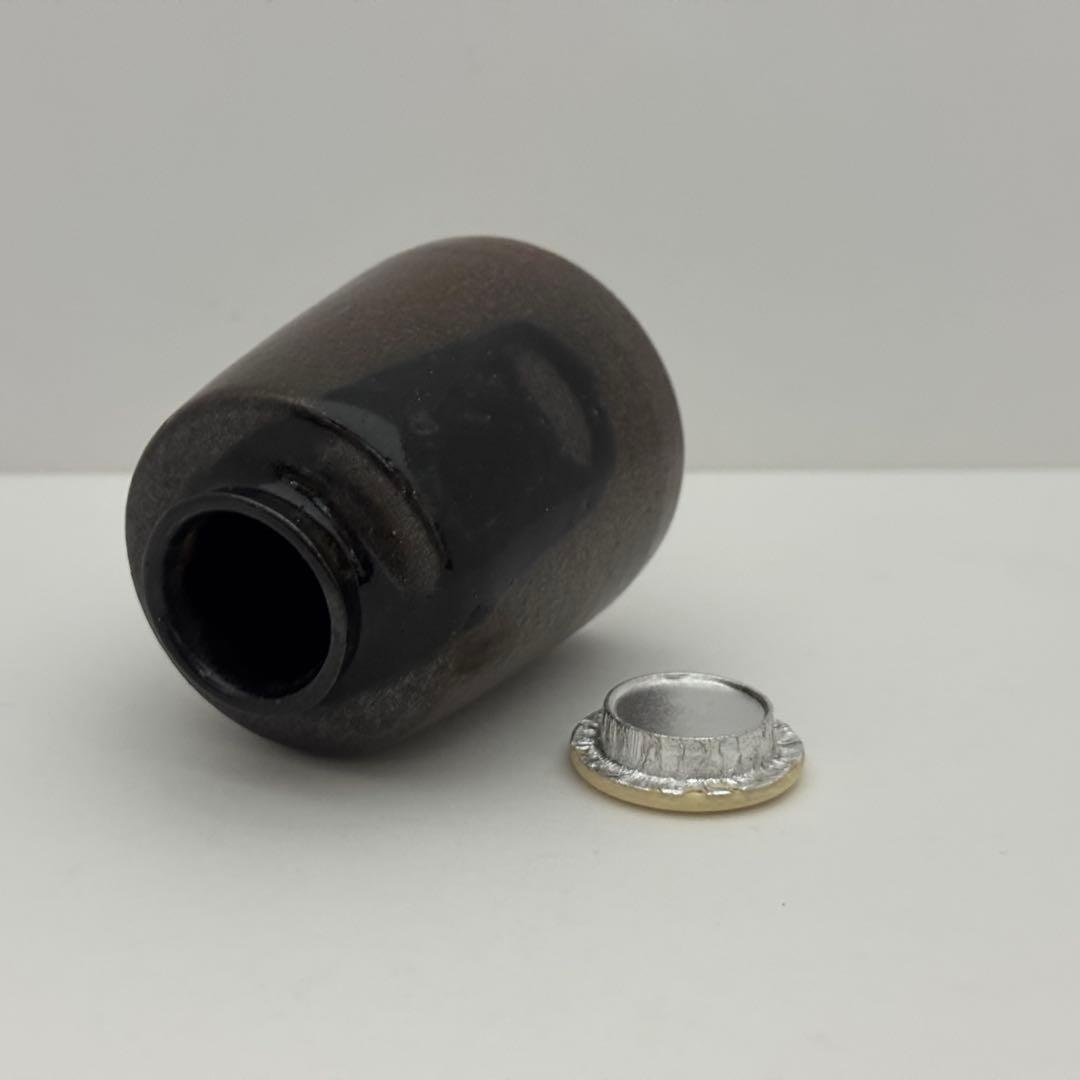 茶道具 暁窯 岡田暁山 中興名物写茶入 廣澤 広沢　仕服添 茶道