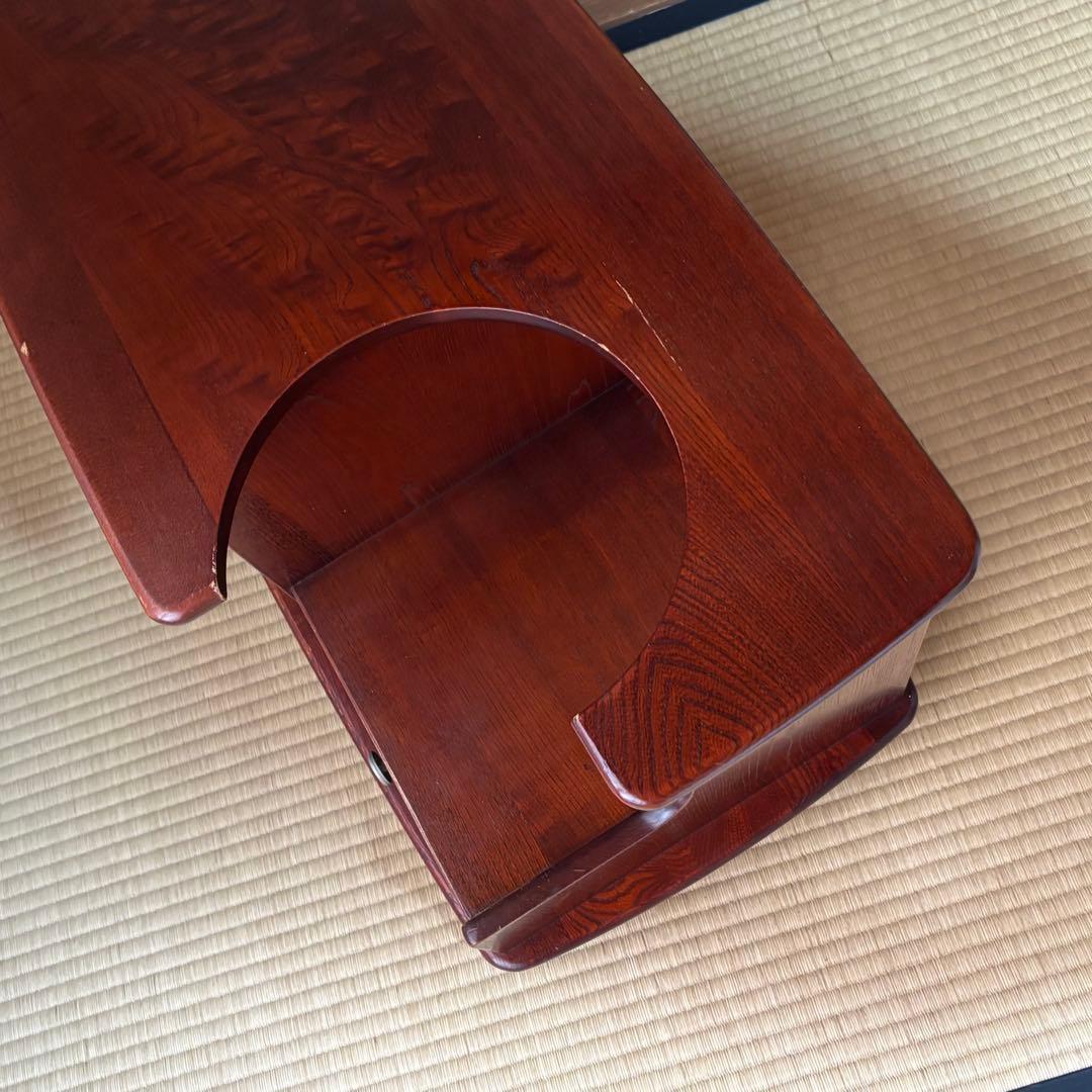 【希少】　karimoku カリモク ポットワゴン キャスター付 茶箪笥