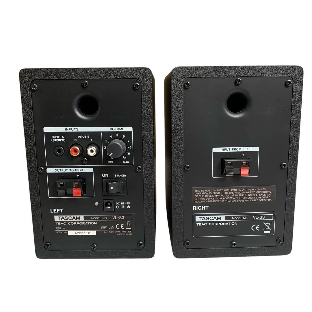 【新品・未使用】TASCAM VL-S3 パワードデスクトップモニター
