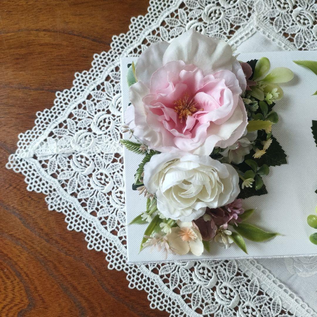 ✿きよみんみんさん専用画面✿ （白色小物入れ・造花）おまとめ６個