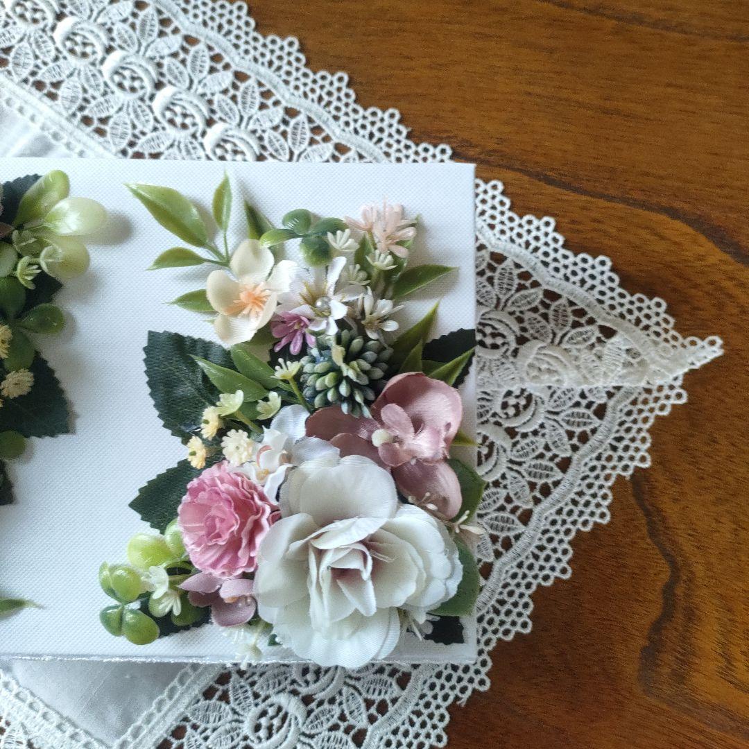 ✿きよみんみんさん専用画面✿ （白色小物入れ・造花）おまとめ６個