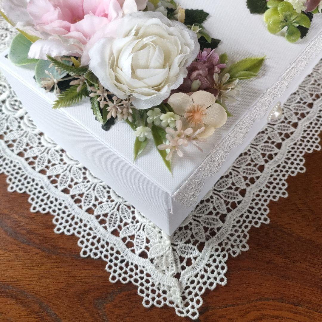 ✿きよみんみんさん専用画面✿ （白色小物入れ・造花）おまとめ６個